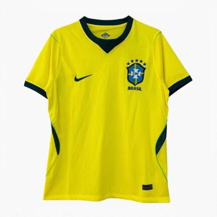 Brazil 2026 home fan jersey front view