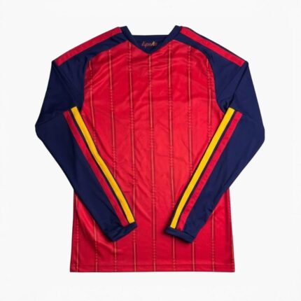 Spain 2026 home fan jersey back view